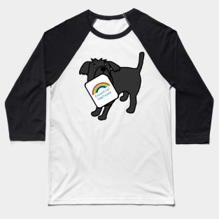 Essential Employee Rainbow and Dog Baseball T-Shirt